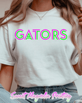 Gators In Bright Neon - Sweet Magnolia Printing