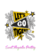 Lets Go Tigers Banners and Bows - Sweet Magnolia Printing
