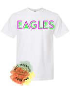 Eagles In Bright Neon - Sweet Magnolia Printing