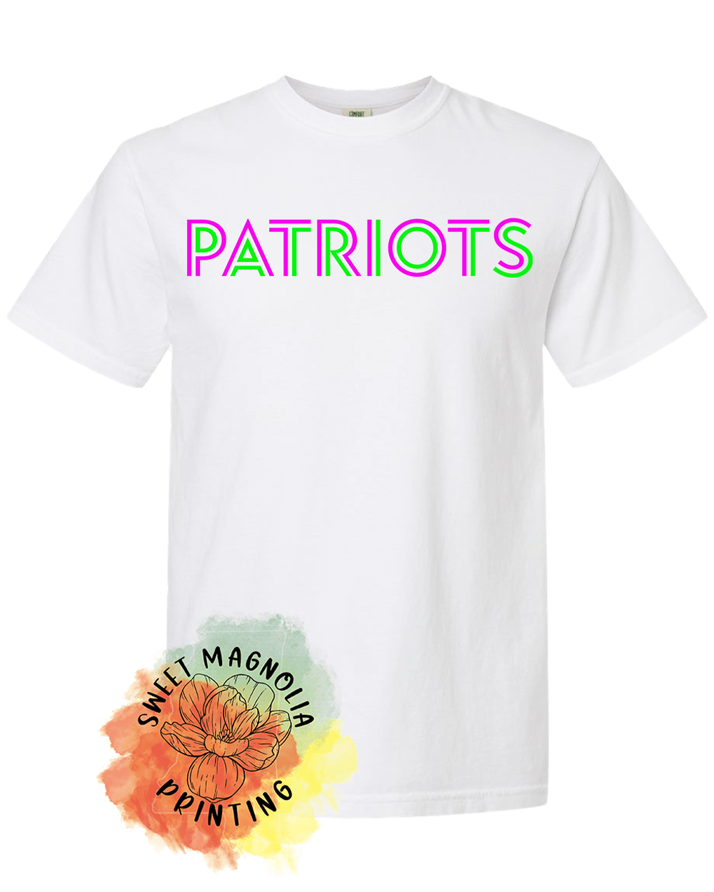 Patriots In Bright Neon - Sweet Magnolia Printing