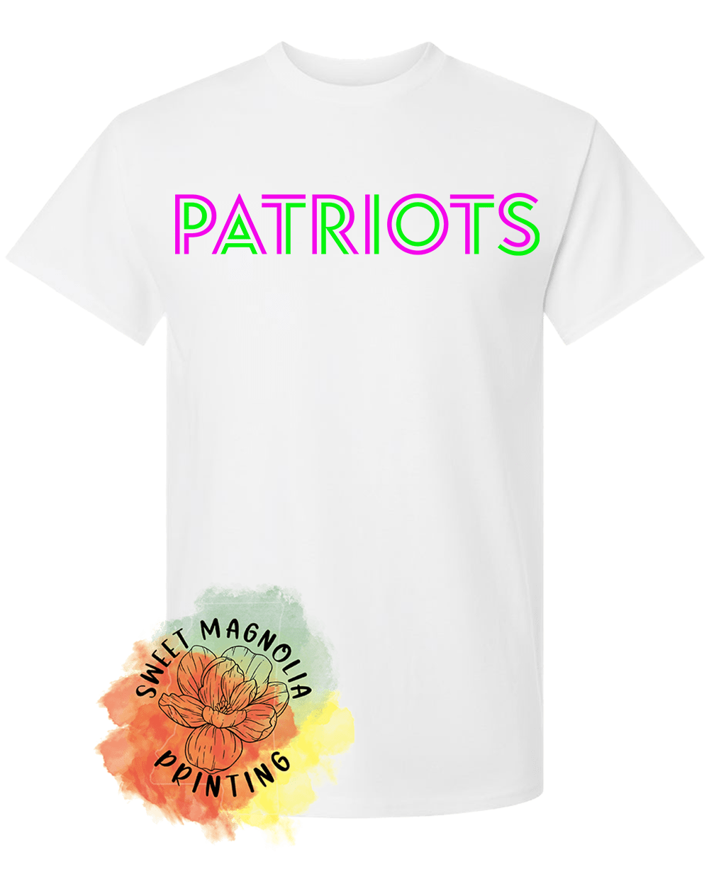 Patriots In Bright Neon - Sweet Magnolia Printing