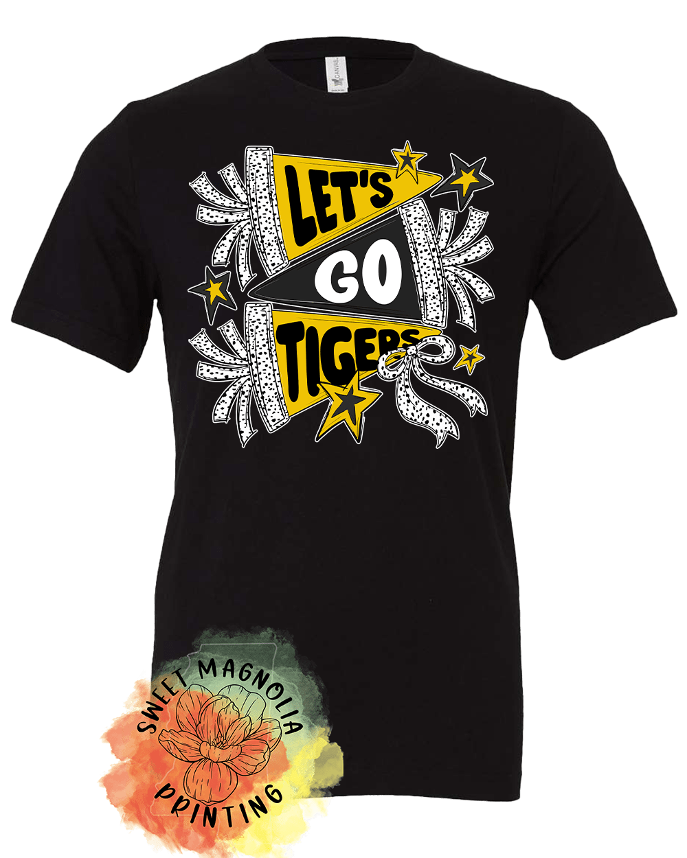 Lets Go Tigers Banners and Bows - Sweet Magnolia Printing
