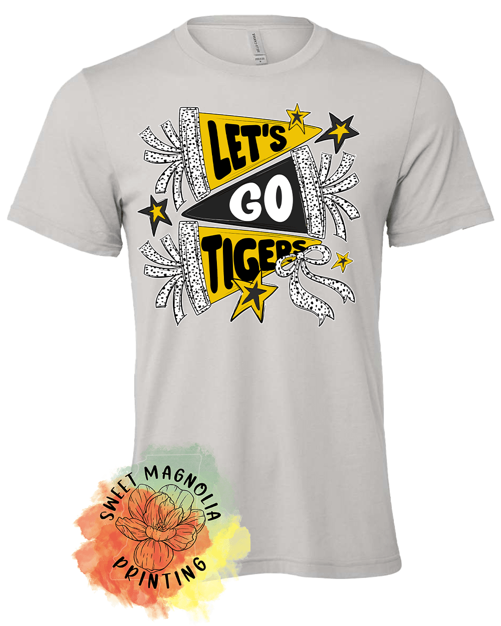Lets Go Tigers Banners and Bows - Sweet Magnolia Printing