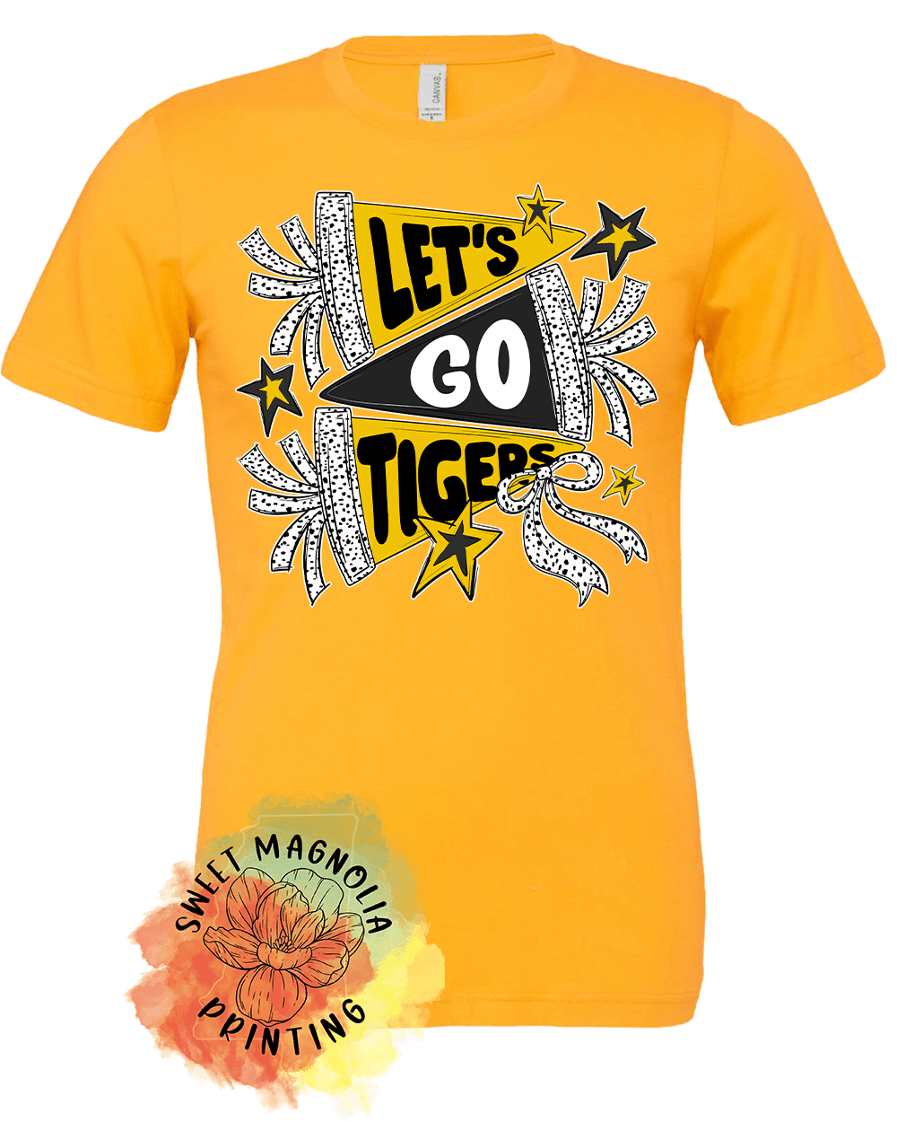 Lets Go Tigers Banners and Bows - Sweet Magnolia Printing