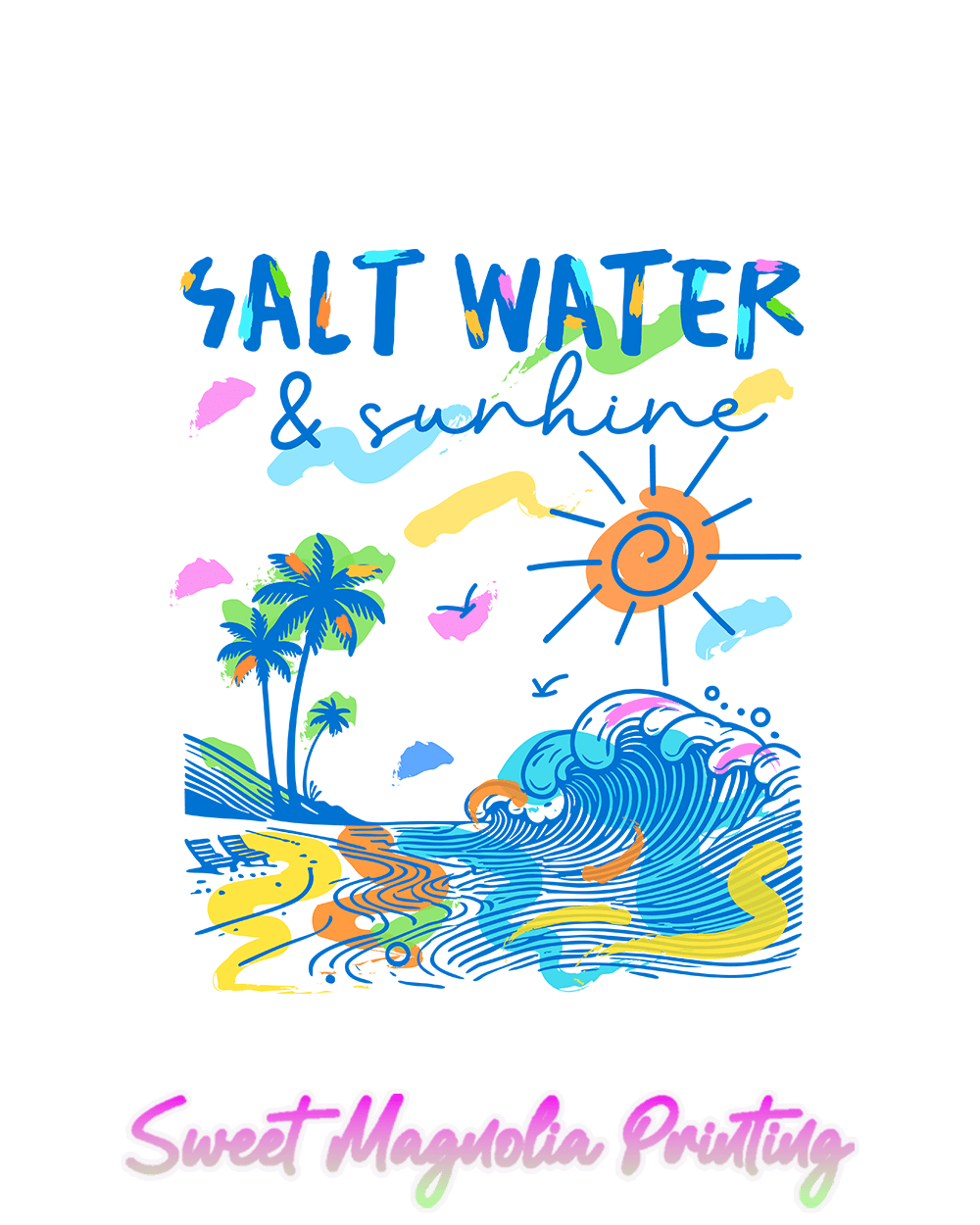 Saltwater and Sunshine - Sweet Magnolia Printing