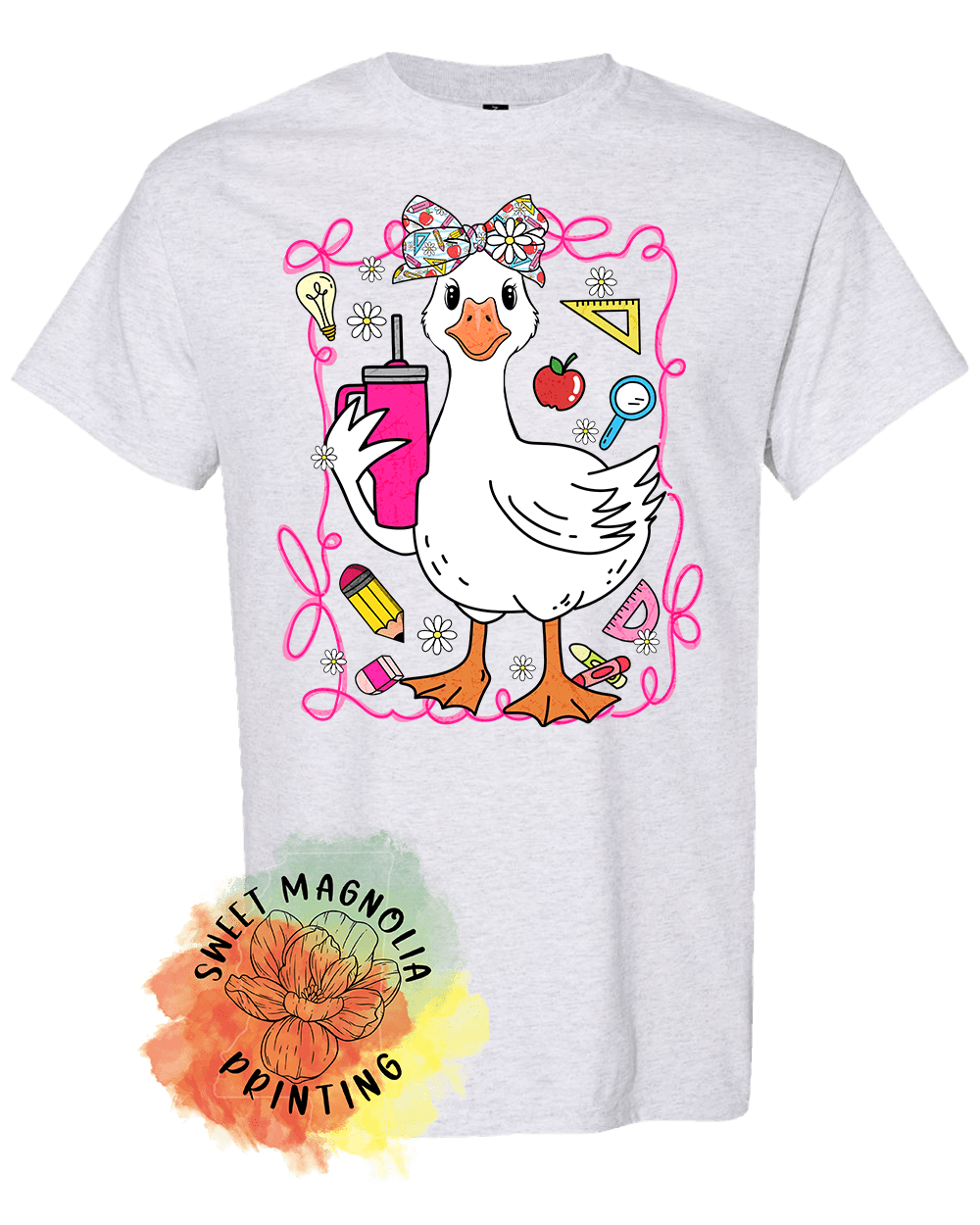 Teacher Goose - Sweet Magnolia Printing
