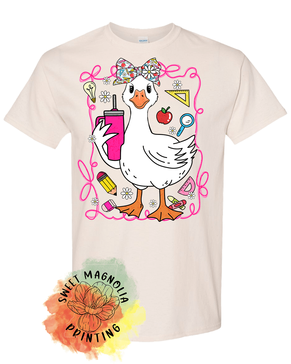 Teacher Goose - Sweet Magnolia Printing