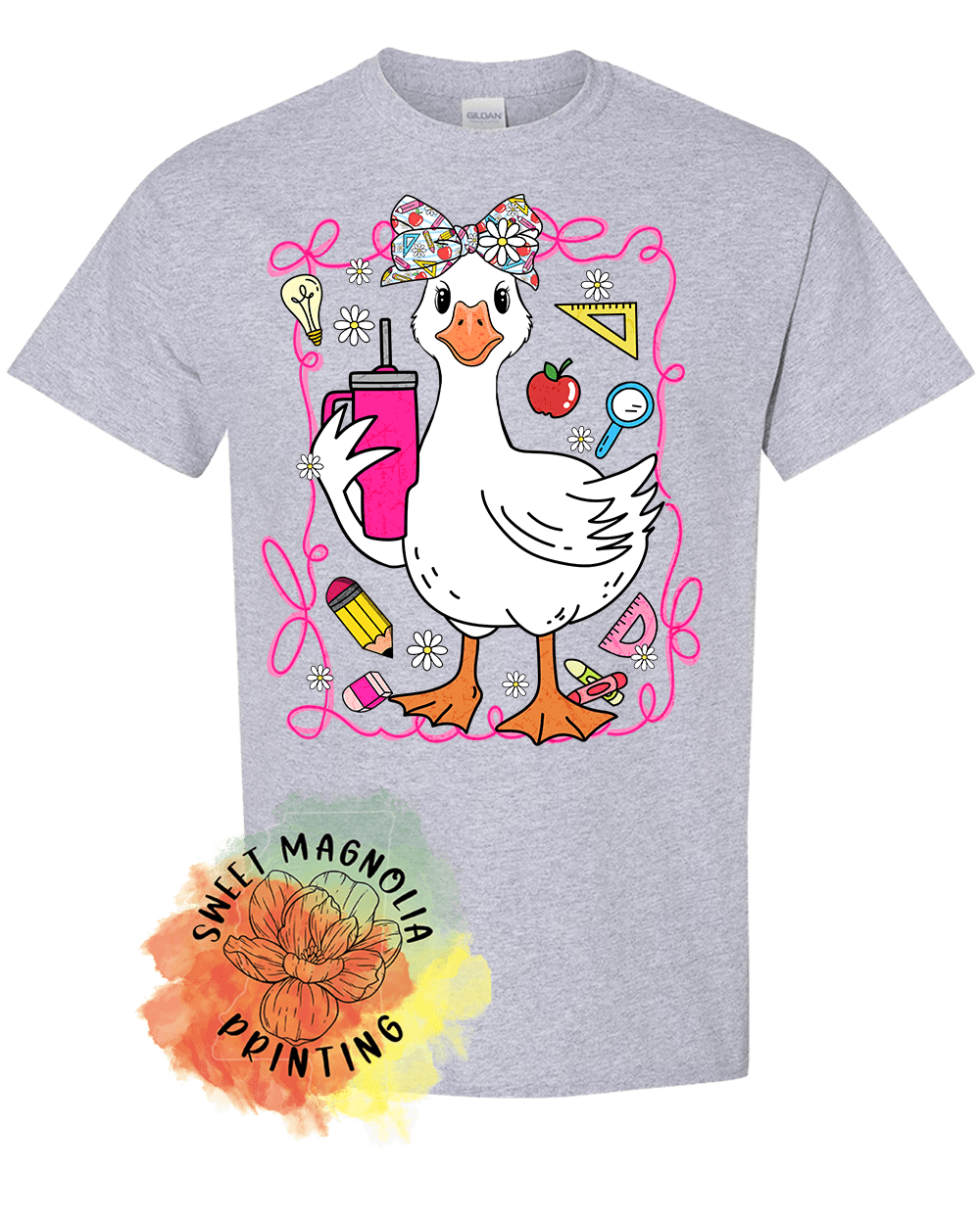 Teacher Goose - Sweet Magnolia Printing