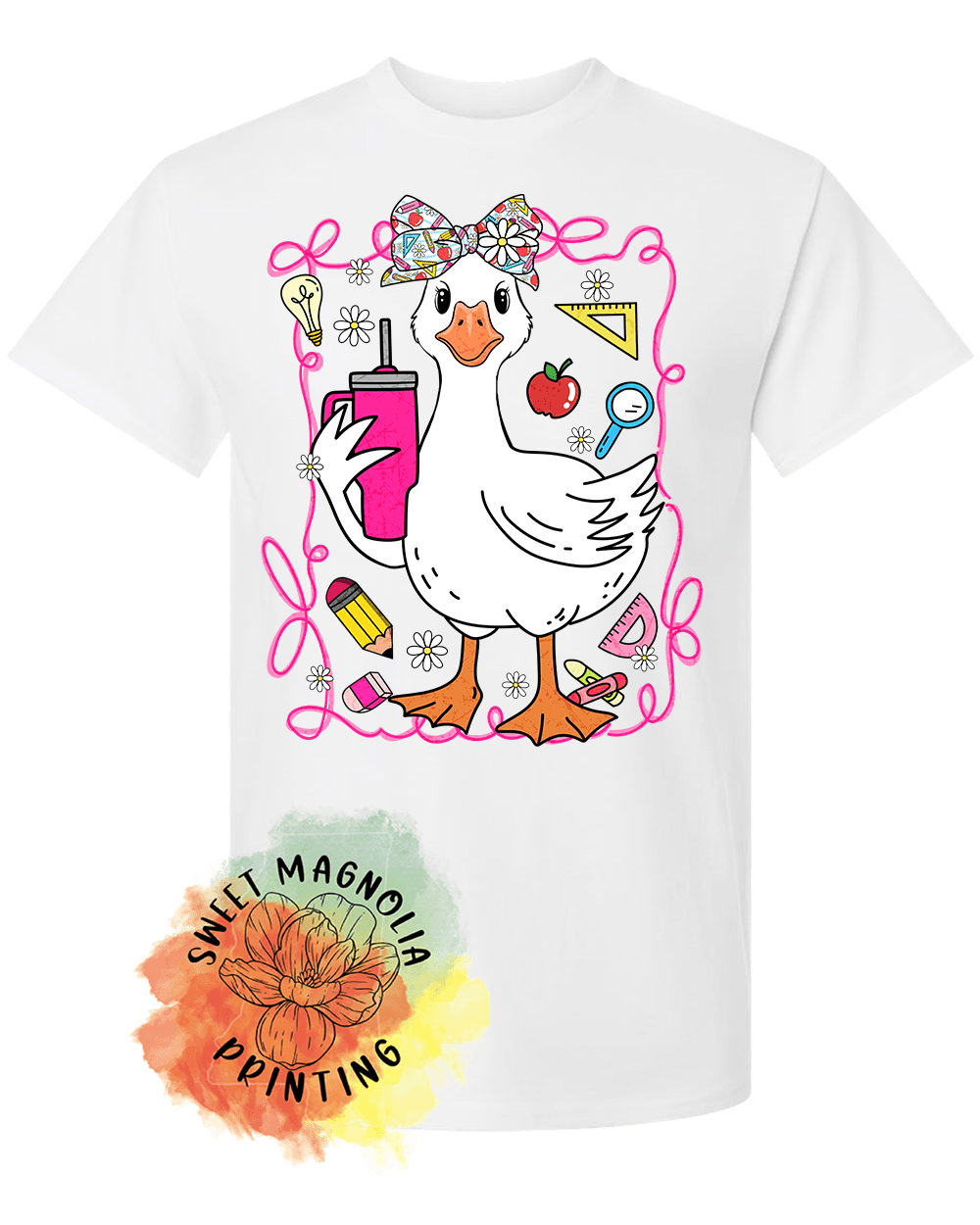 Teacher Goose - Sweet Magnolia Printing