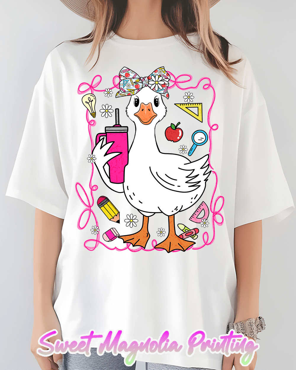 Teacher Goose - Sweet Magnolia Printing