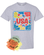 USA Land Of The Free Boho - Sweet Magnolia Printing