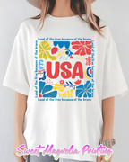 USA Land Of The Free Boho - Sweet Magnolia Printing